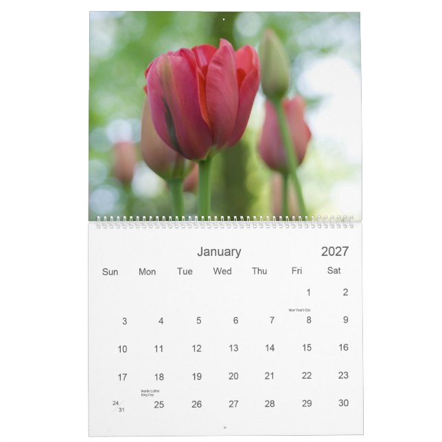 A Tulip Garden 2009 Calendar (Jan 2027)