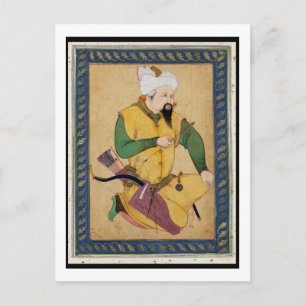 A Turkoman or Mongol Chief holding an Arrow, from Postcard