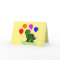 A Turtle and Balloons Folded Greeting Card