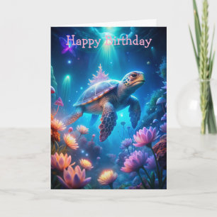 A Turtle Birthday Card