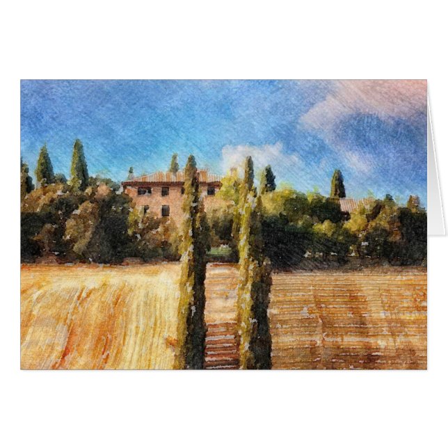 A Tuscan Hillside (Front Horizontal)