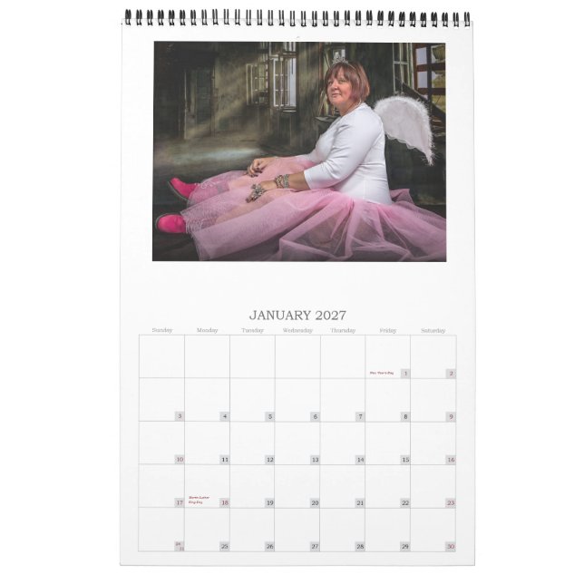 A TUTU FOR BLUE CALENDAR (Jan 2027)
