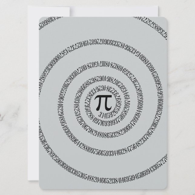 A Twist of Pi Click Customise to Change Grey (Front)