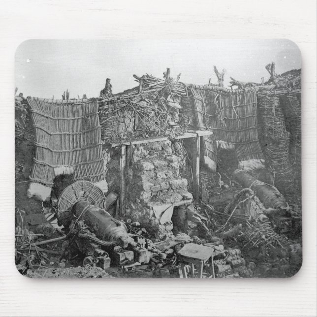 A Two Gun Battery during the Crimean War, c.1855 Mouse Pad (Front)
