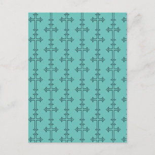 A typical Latin cross Postcard
