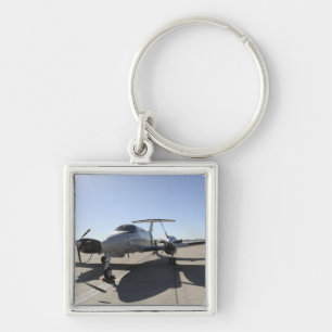 A  UC-12F King Air aircraft Key Ring