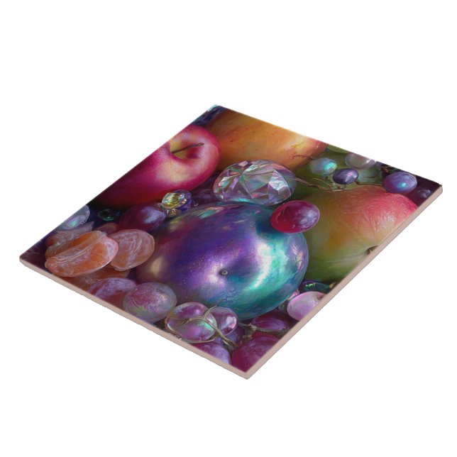 A unique ceramic piece    tile (Side)