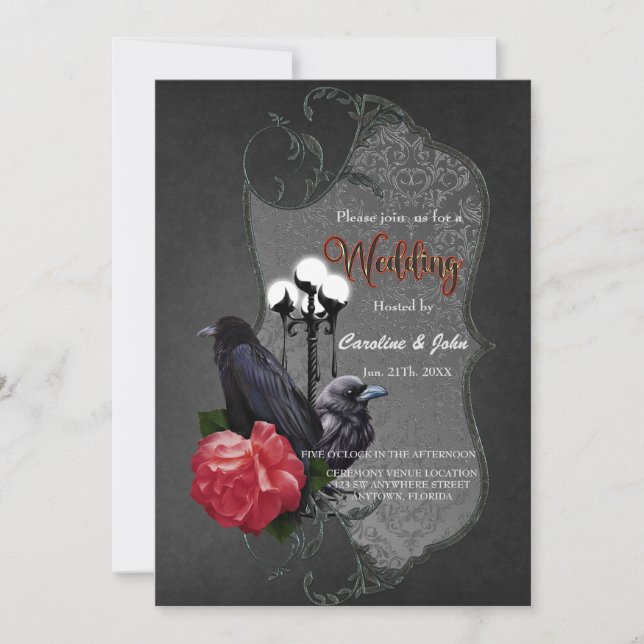 A unique  wedding invitation (Front)