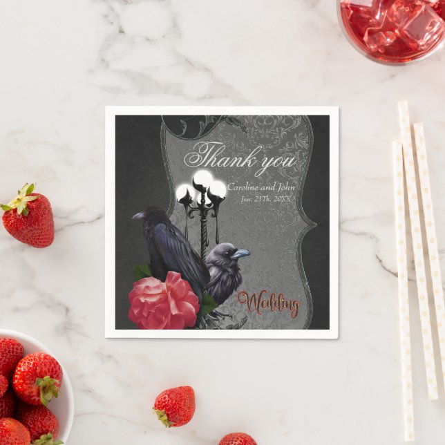 A unique  wedding napkin (Insitu)