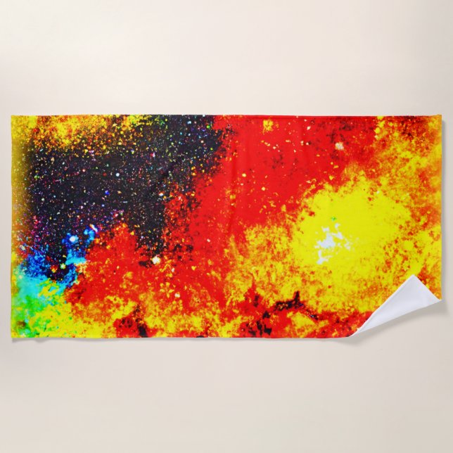 A Universe of Bright Colours. Buy Now Beach Towel (Front)