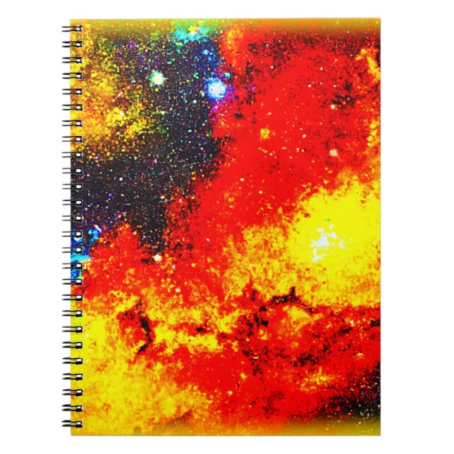 A Universe of Bright Colours. Buy Now Notebook (Front)