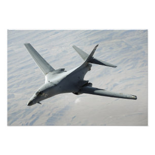 A US Air Force B-1B Lancer on a combat patrol 2 Photo Print