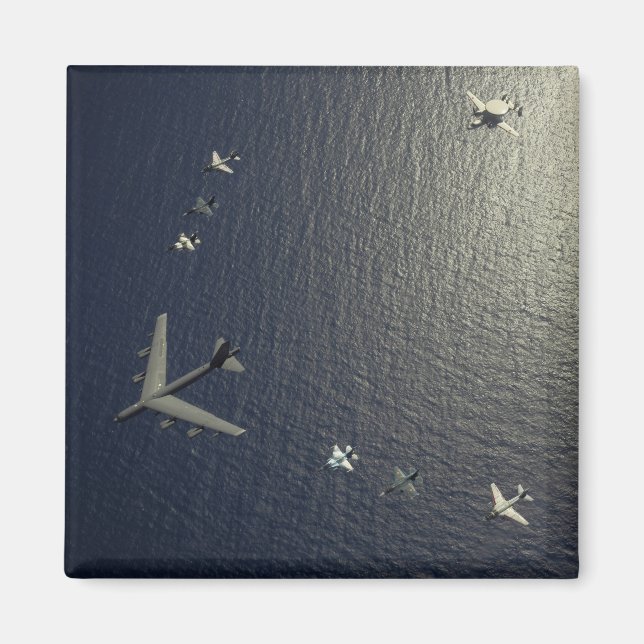 A US Air Force B-52 Stratofortress aircraft Magnet (Front)