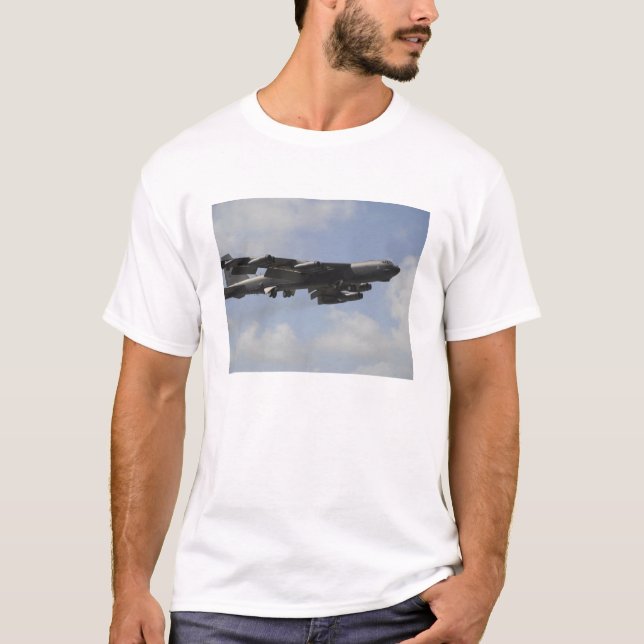 A US Air Force B-52 Stratofortress in flight T-Shirt (Front)
