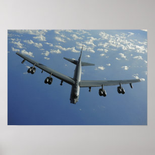 A US Air Force B-52 Stratofortress Poster