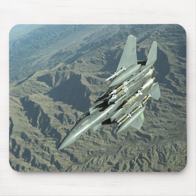 A US Air Force  F-15E Strike Eagle Mouse Pad (Front)