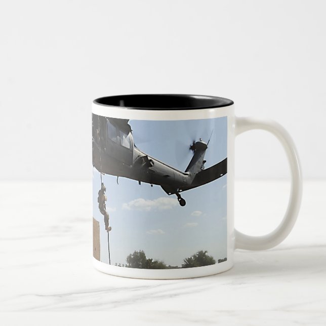 A US Air Force Pararescuemen Two-Tone Coffee Mug (Right)