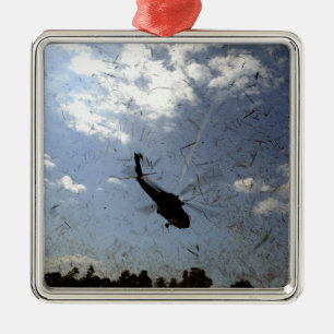 A US Navy HH-60 Seahawk Metal Ornament