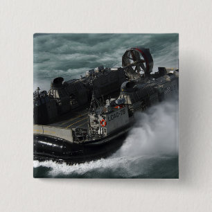 A US Navy Landing Craft Air Cushion 15 Cm Square Badge