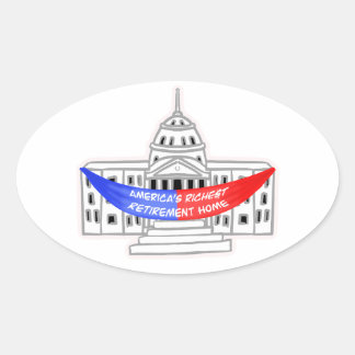 A Useless Congress  Oval Sticker