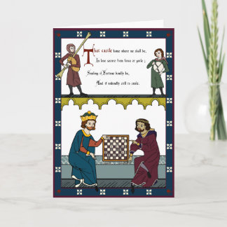A Valentine for Chess Lovers Holiday Card
