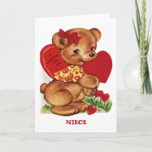 A Valentine for You Niece Greeting Card