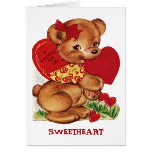 A Valentine for You Sweetheart Greeting Card