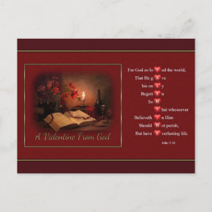 A Valentine From God Postcard