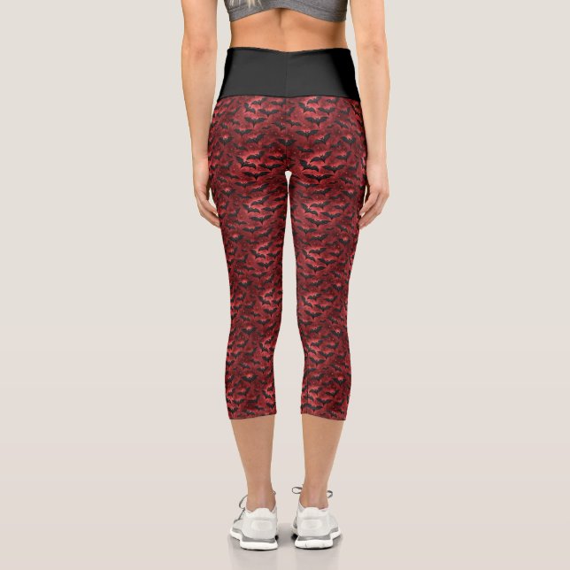 A Vampire-ish Series Design 12 Capri Leggings (Back)