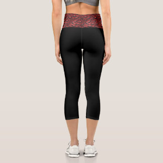 A Vampire-ish Series Design 12 Capri Leggings