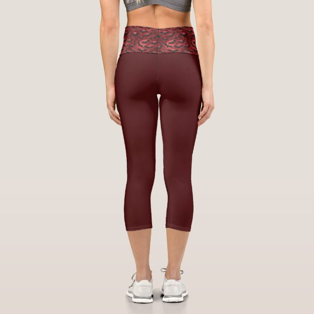 A Vampire-ish Series Design 12 Capri Leggings (Back)