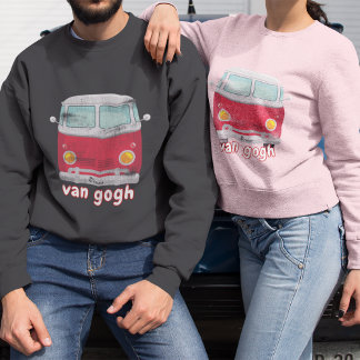 A Van Called Gogh. Camping and Surfer  Sweatshirt