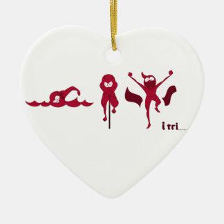 A variety of products with the red 'Tri-toon' logo Ceramic Ornament