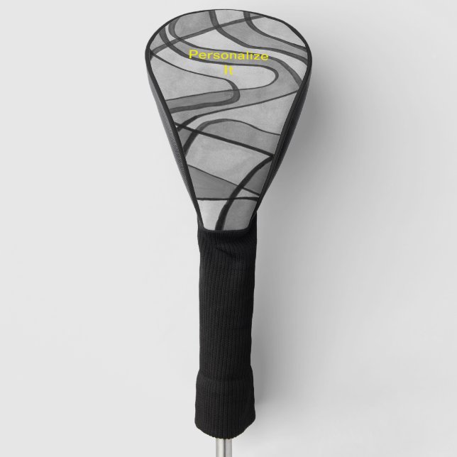 A vast array of subjects and designs adorn this    golf head cover (Front)