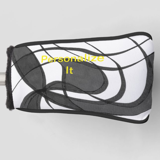 A vast array of subjects and designs adorn this    golf head cover (Front)