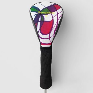 A vast array of subjects and designs adorn this    golf head cover