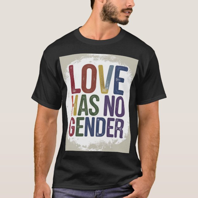 A Vector T-Shirt ( Love Has No Gender ) (Front)