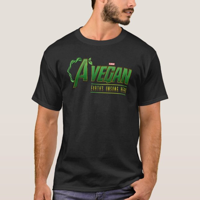 A Vegan Earth's Unsung Hero Humane For Men And Wom T-Shirt (Front)