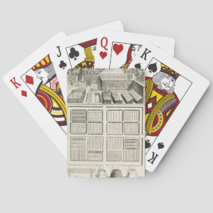 A vegetable garden, from 'The Encyclopaedia of Sci Playing Cards