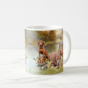 A versatile aristocrat in the Hungarian Vizsla Coffee Mug