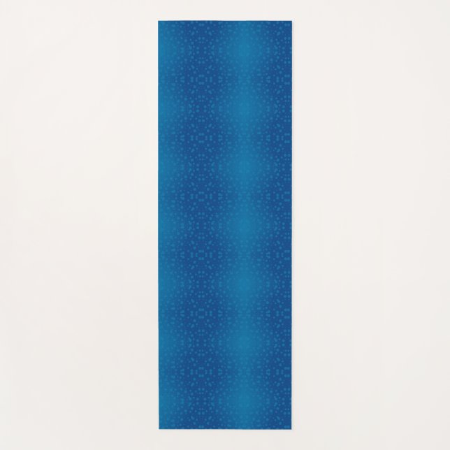 A vertical, rectangular yoga mat with a serene (Front)