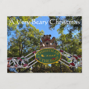 A Very Beary Christmas Postcard