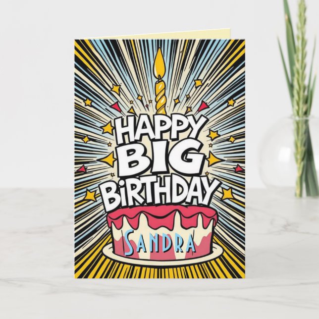 A Very Big Happy Birthday Card (Front)