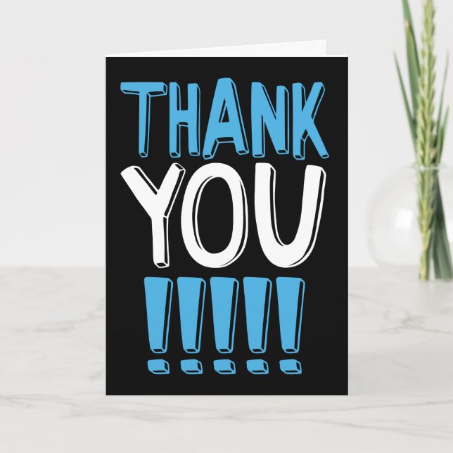 A Very Big Thank You Card (Front)