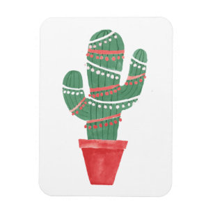 A Very Cactus Christmas Tree Magnet
