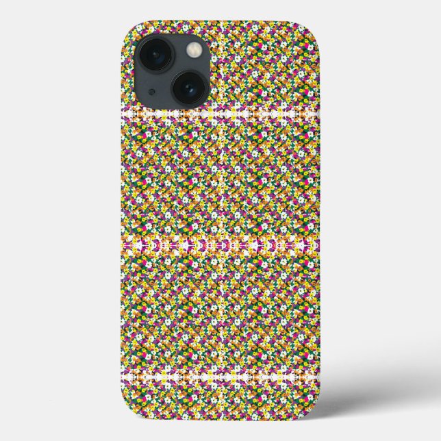 a very colourful pattern with a lot of different c Case-Mate iPhone case (Back)