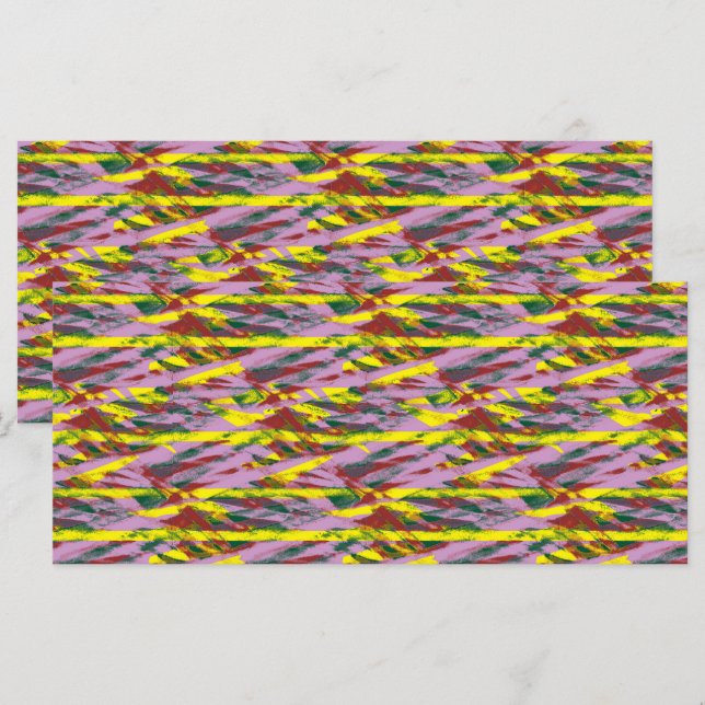 a very colourful pattern with a lot of different c menu (Front/Back)