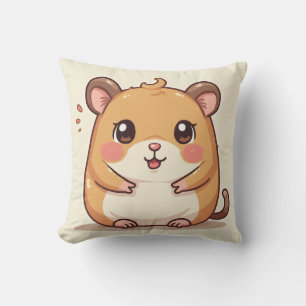 A very cute hamster His name is Tori Cushion