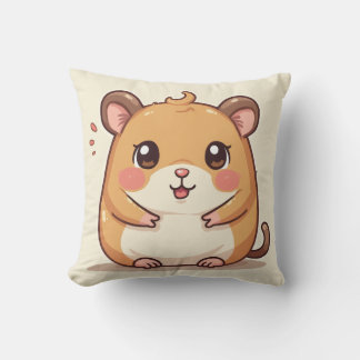 A very cute hamster His name is Tori Cushion
