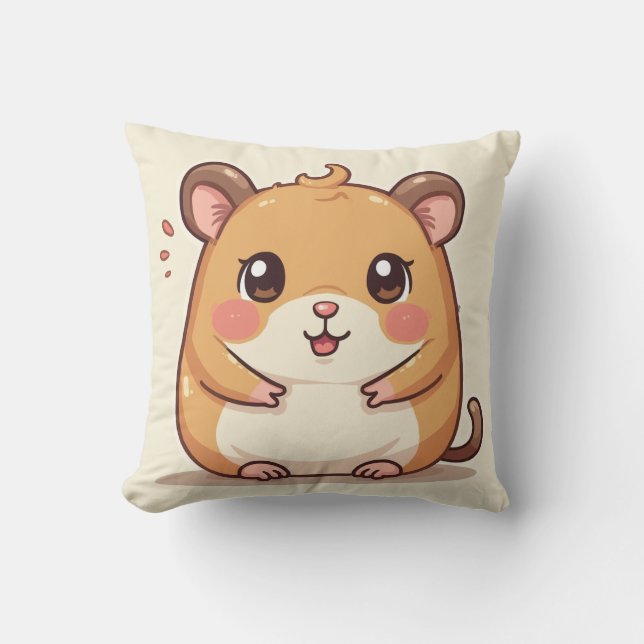 A very cute hamster His name is Tori Cushion (Front)